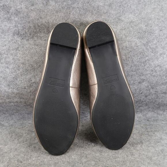 Madeline Stuart Shoes Womens 8.5 Flats Ballet Peep Toe Fashion Formal Wide Fit - Picture 11 of 16